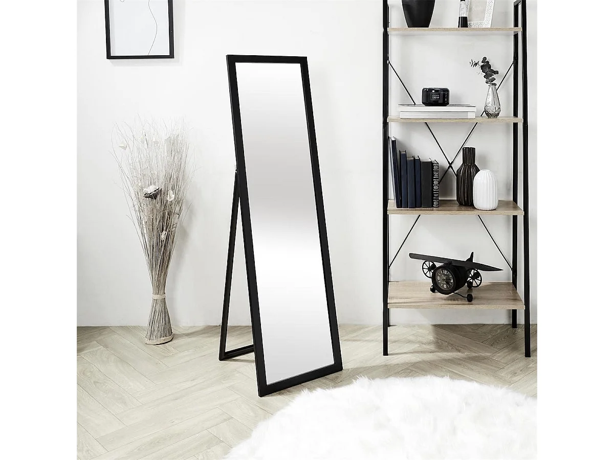 Miroir sur Pied Noir 122 cm - ZOLUS