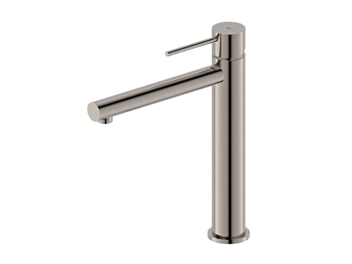 Luisa mitigeur lavabo haut façon inox brossé - Essebagno