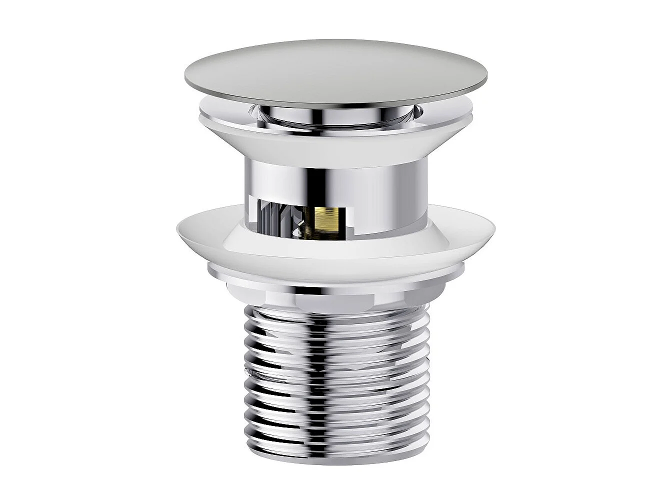 Luisa mitigeur lavabo haut façon inox brossé - Essebagno