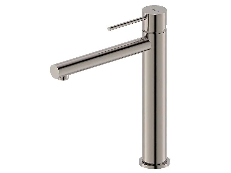 Luisa mitigeur lavabo haut façon inox brossé - Essebagno