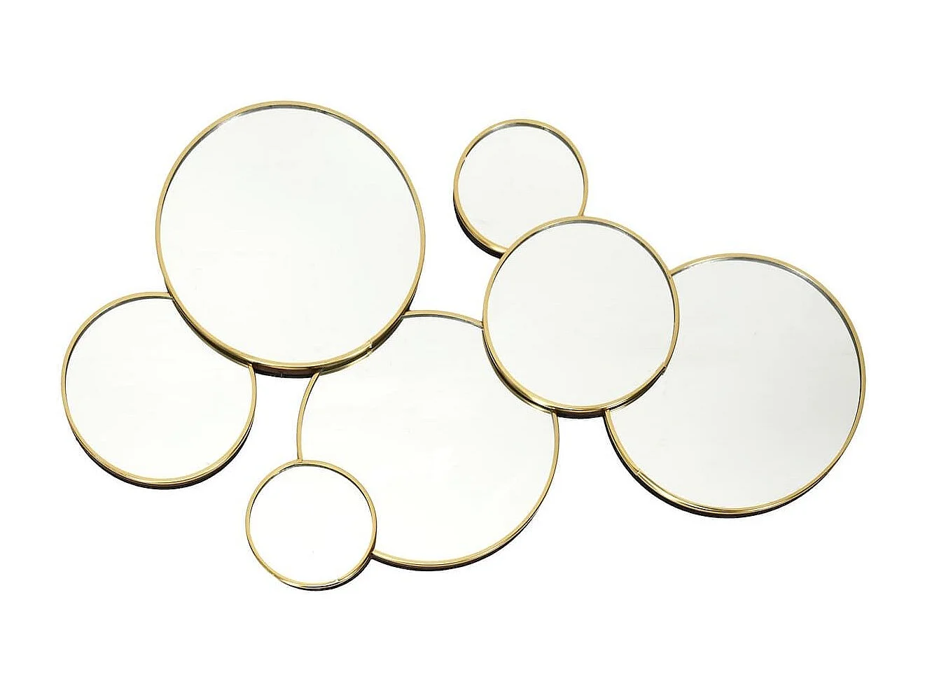 Miroir Rond Doré Décoratif - JARON