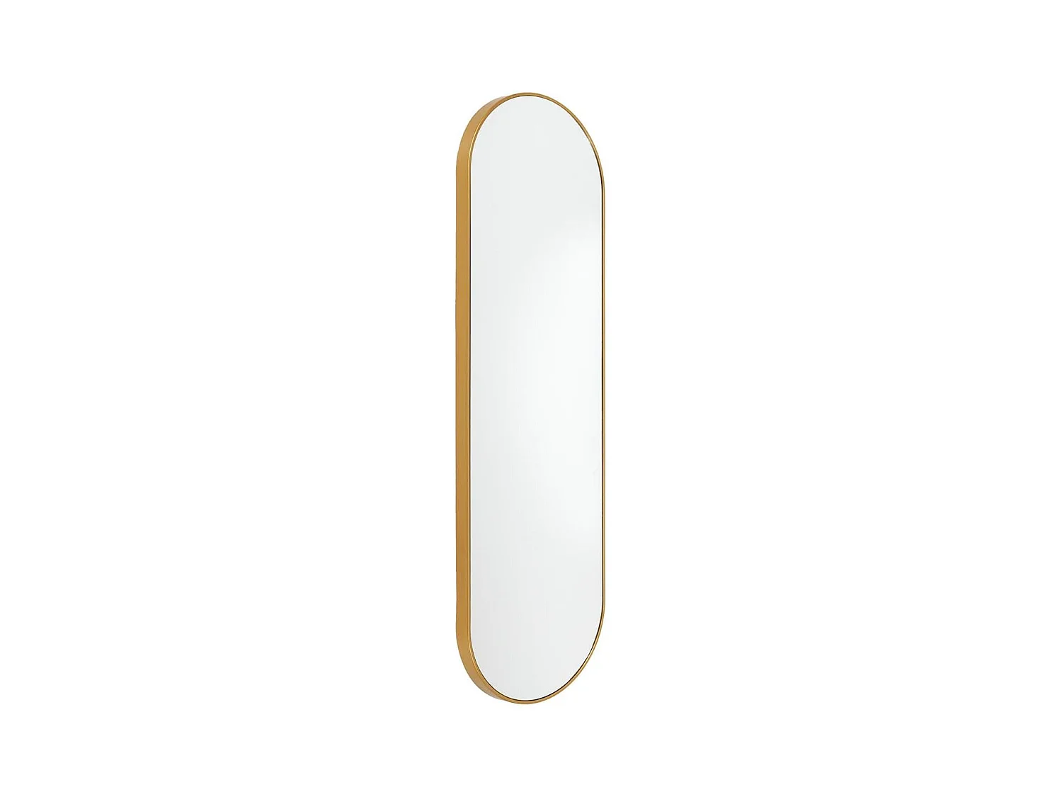 Miroir Doré Ovale 30x100 cm