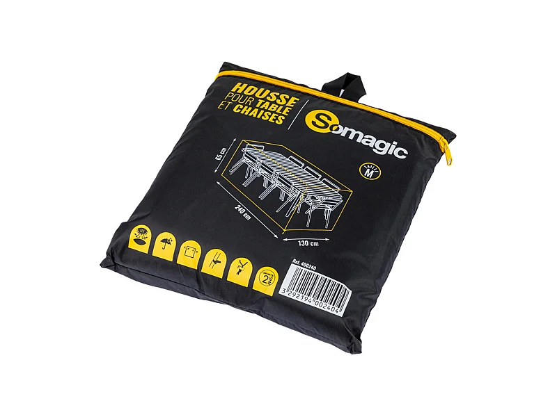 Funda L 240 x An 130 x Al 65 cm para muebles de jardín - SOMAGIC