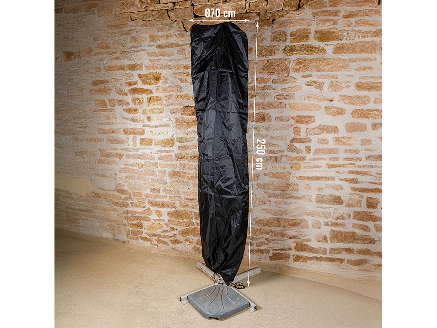Housse  Ø 70 x H 250 cm pour parasol déporté - SOMAGIC