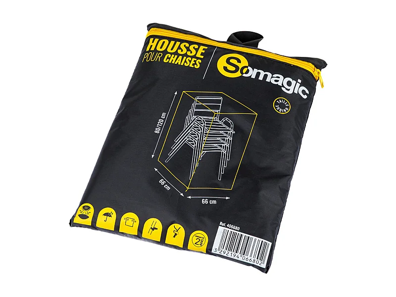 Funda L 66 x A 66 x A 120 cm para sillas de jardín - SOMAGIC