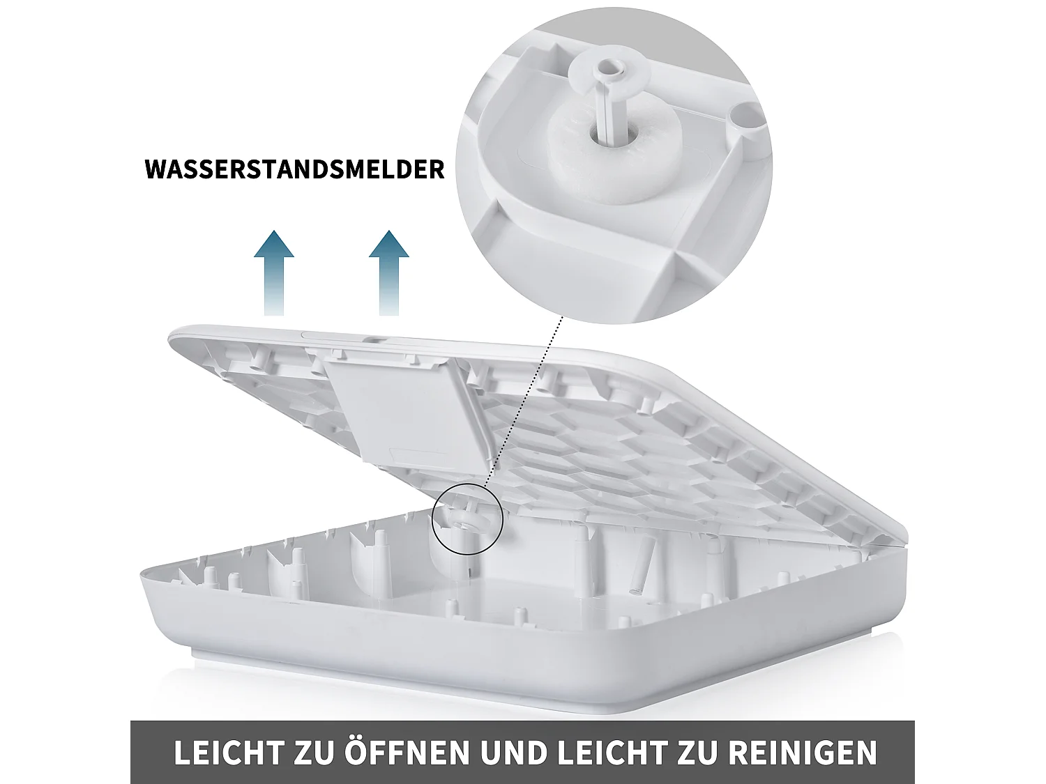 Mini Lave-Vaisselle Portable, 3 Services, 5 Programmes, Digital, Adoucisseur, Bras 360°, 5,7L Eau, 2 Méthodes Alimentation, Plastique, Blanc (45.4x41.3x49.1cm)