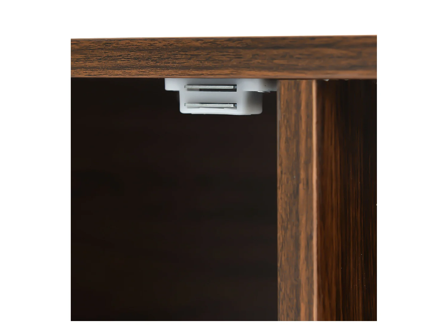 TV-Schränke, Lowboard, Massivholz-Türen, Goldgriffe, Eisenfüße, Stauraum, color madera natural (155x38x48cm)