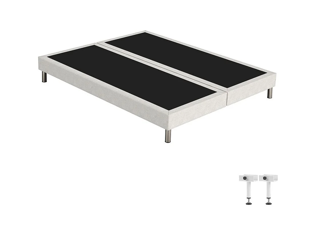 Matelas Moorea + sommier SR15 - 180x200 - Mousse - Hauteur 25 cm - Soutien ferme
