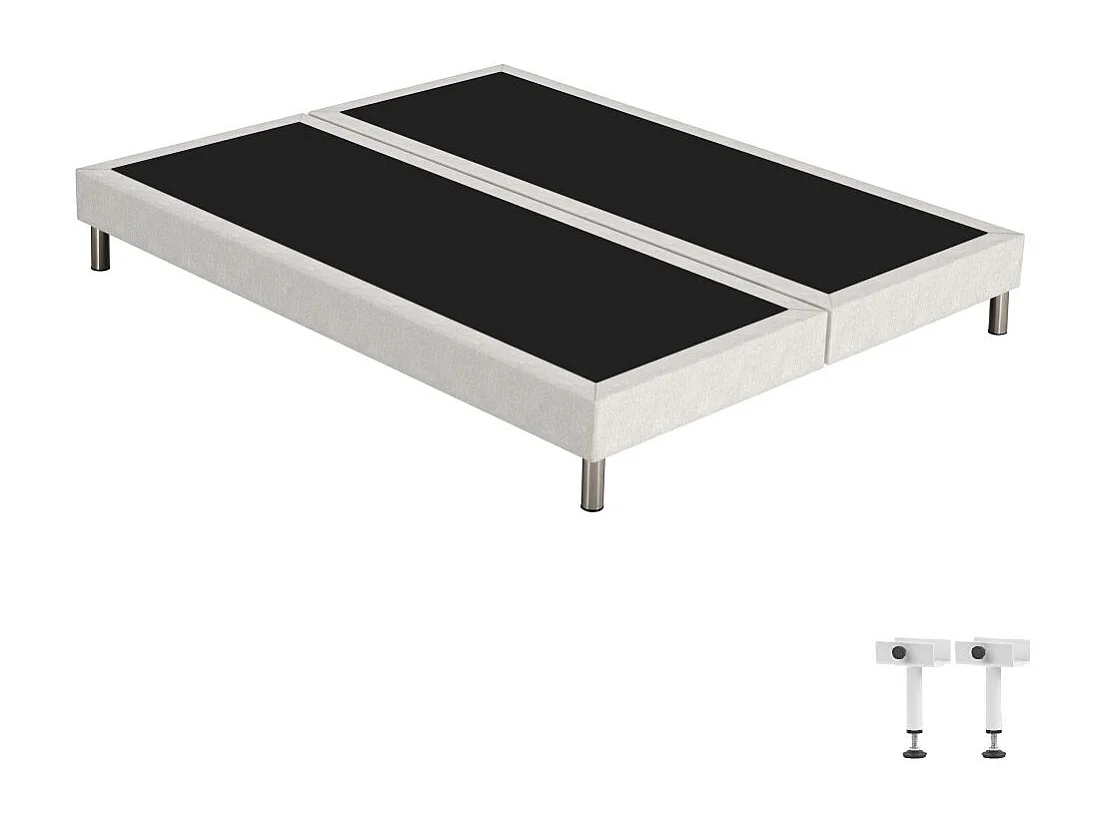 Matelas Moorea + sommier SR15 - 180x200 - Mousse - Hauteur 25 cm - Soutien ferme