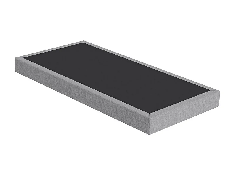 Sommier tapissier SR15 cobalt 90x190 Lattes bois massif - H.15 cm - Made in France