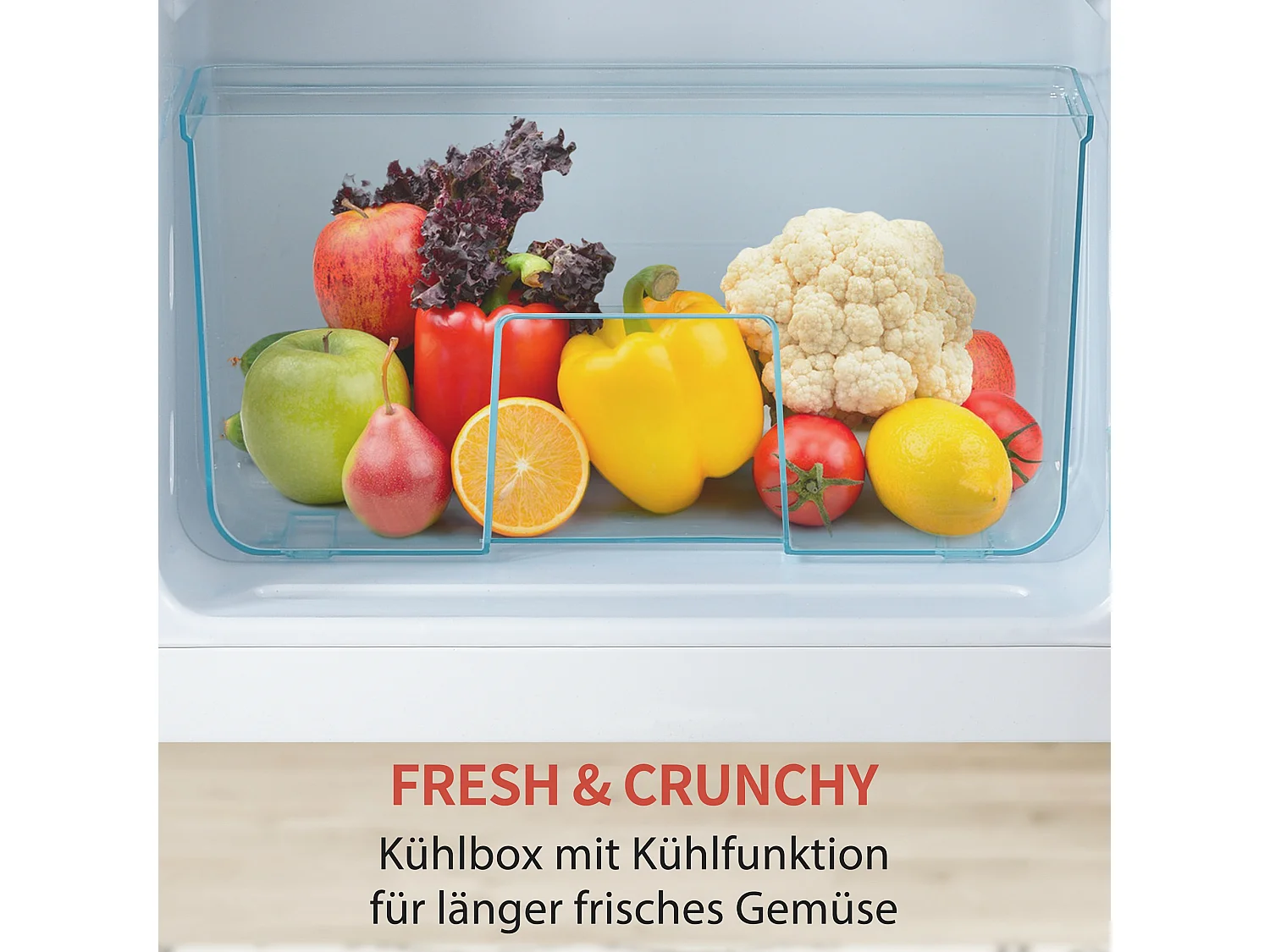 Minikoelkast Retro, 92 liter totaal, 28 liter congélateur, 64 liter koelkast, Energieklasse D, LED, Design Rétro, Rouge (105,5x41x45,5cm)