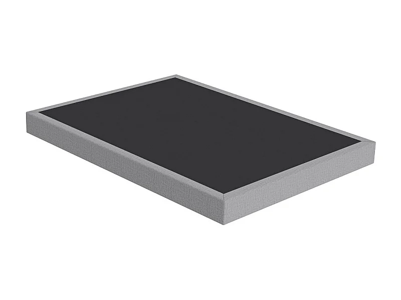 Sommier tapissier SR15 cobalt 140x190 Lattes bois massif - H.15 cm - Made in France