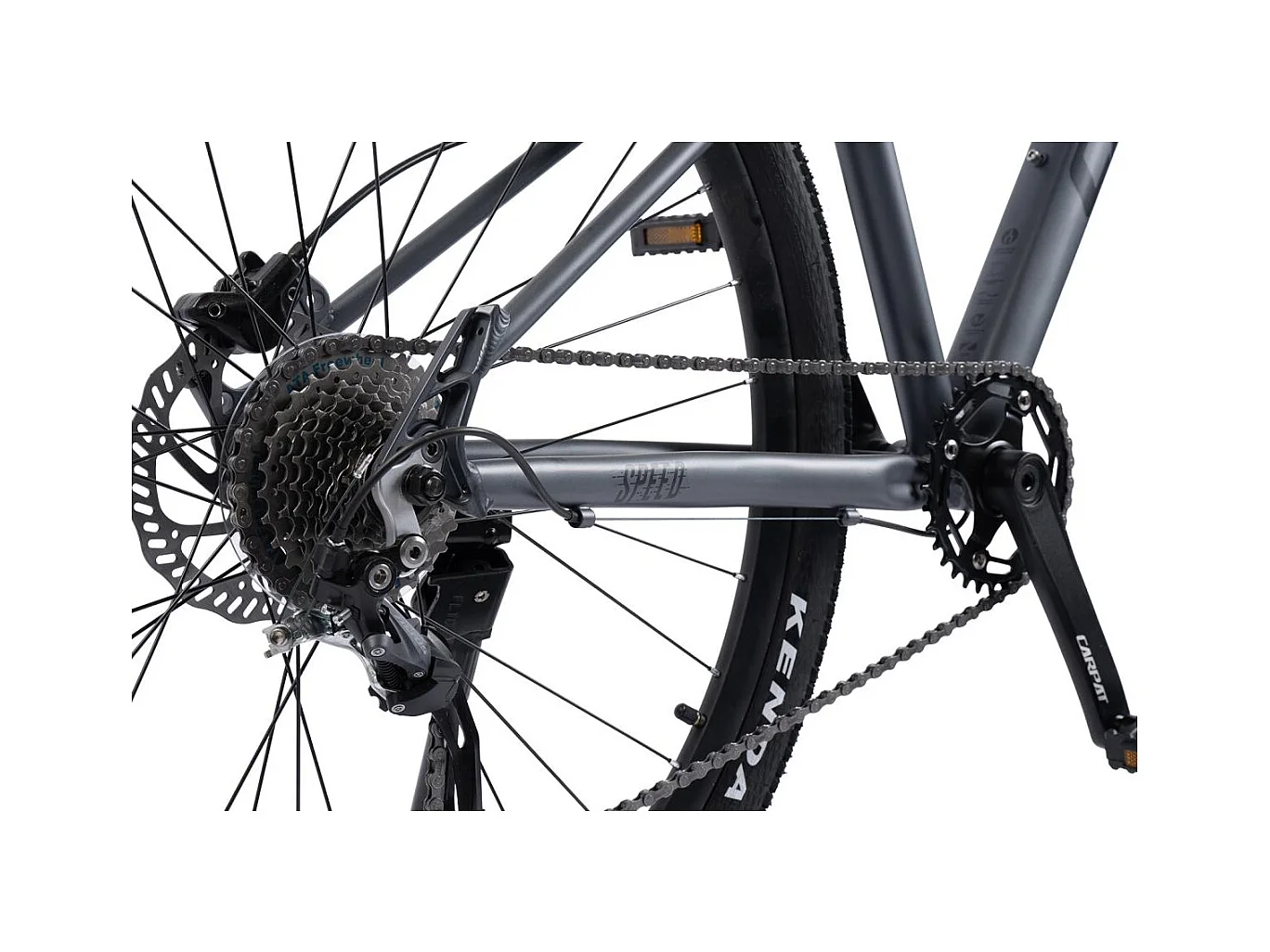 VTT semi-rigide 29 pouces avec freins à disque hydrauliques, Altus 1x9 vitesses, fourche suspendue 80 mm, cadre en aluminium, (146x76x20 cm)