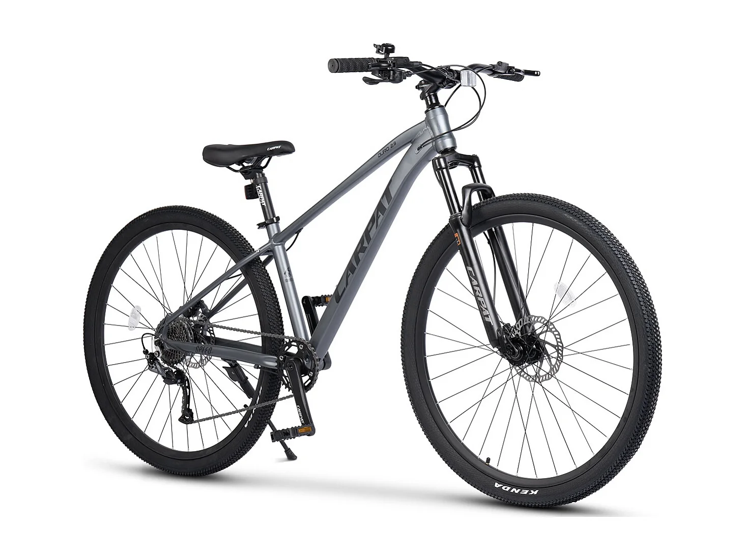 VTT semi-rigide 29 pouces avec freins à disque hydrauliques, Altus 1x9 vitesses, fourche suspendue 80 mm, cadre en aluminium, (146x76x20 cm)