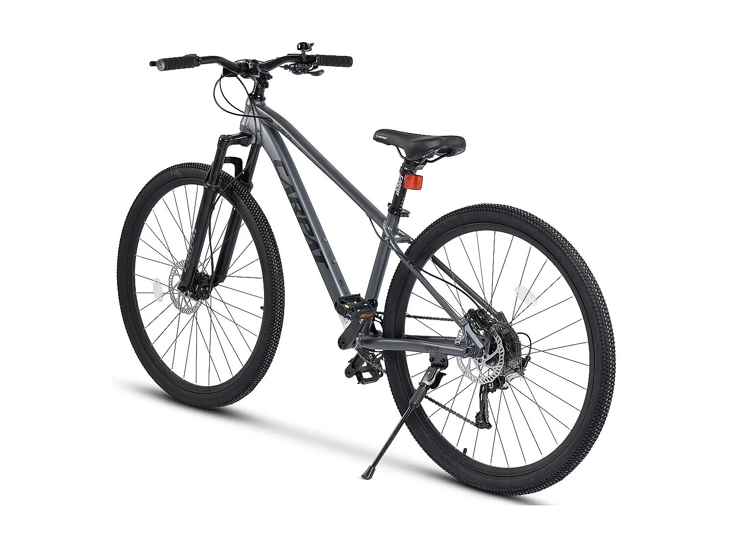 VTT semi-rigide 29 pouces avec freins à disque hydrauliques, Altus 1x9 vitesses, fourche suspendue 80 mm, cadre en aluminium, (146x76x20 cm)