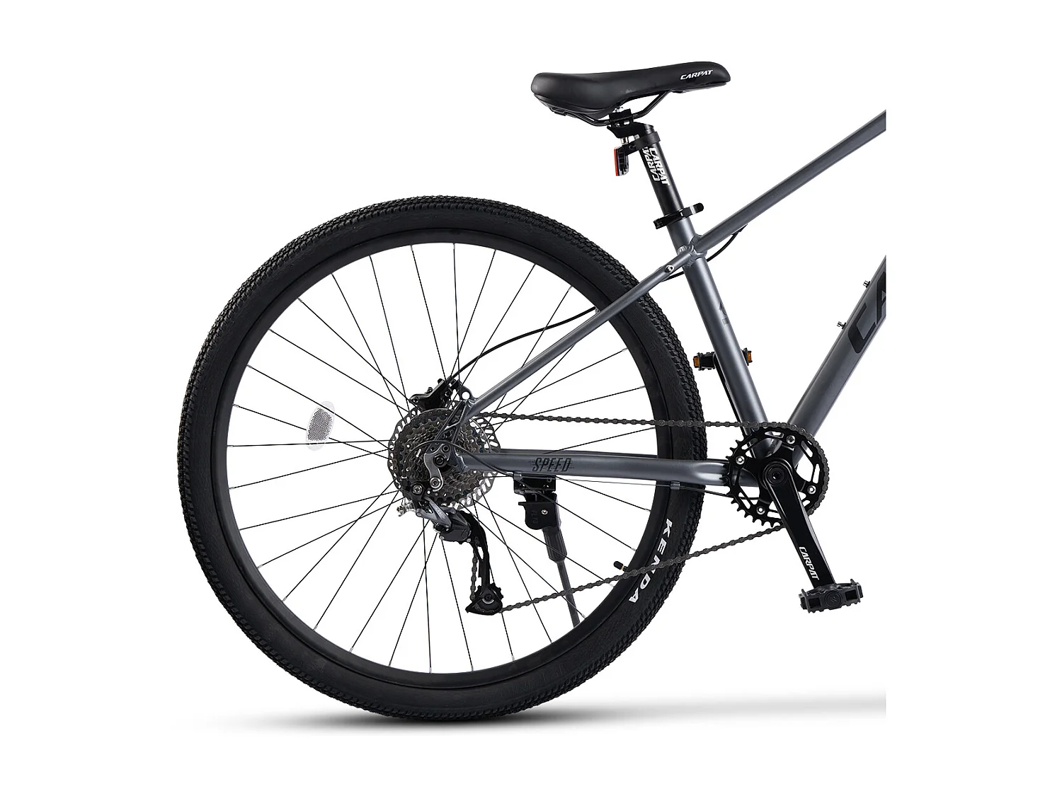 VTT semi-rigide 29 pouces avec freins à disque hydrauliques, Altus 1x9 vitesses, fourche suspendue 80 mm, cadre en aluminium, (146x76x20 cm)