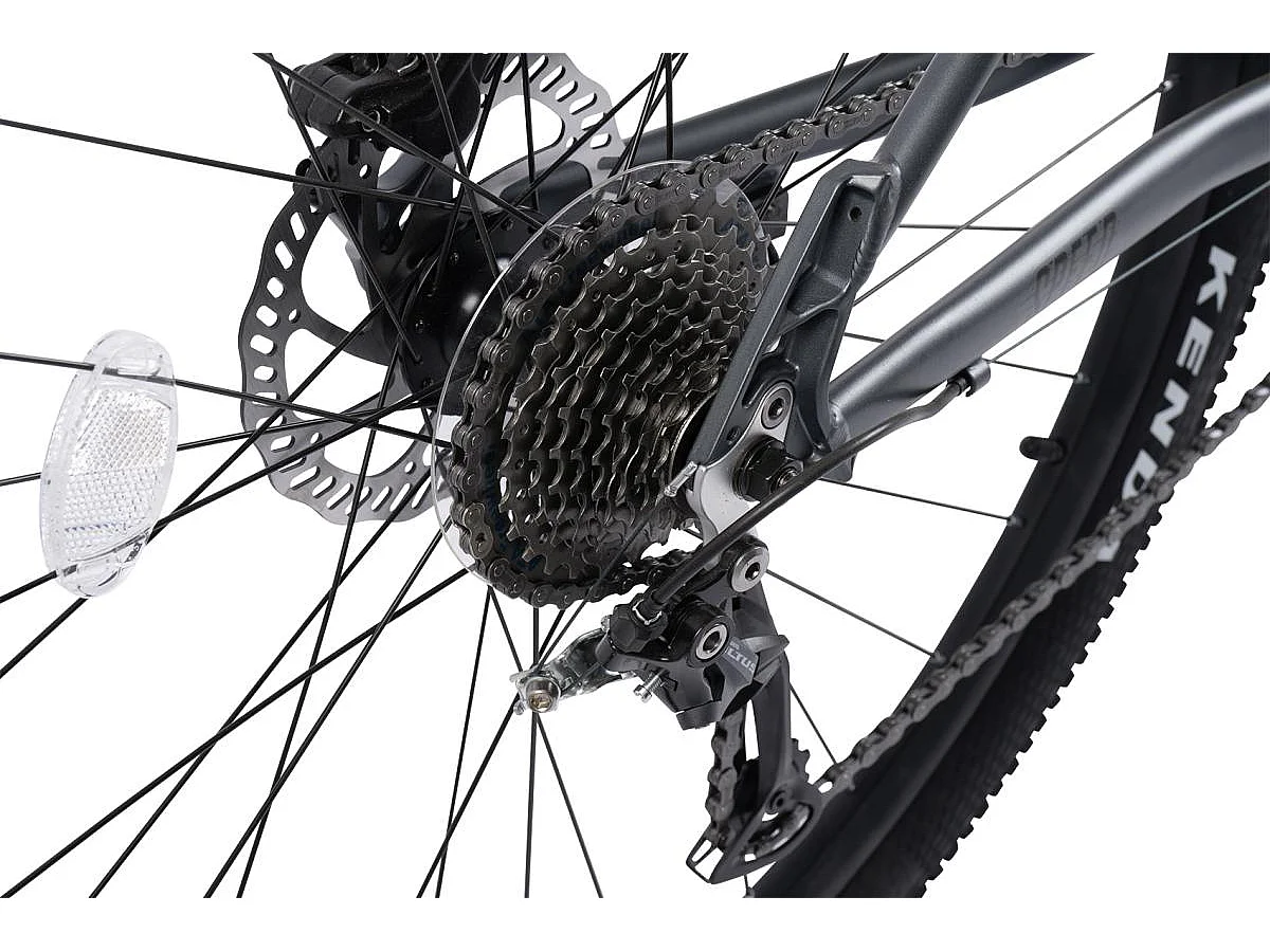 VTT semi-rigide 29 pouces avec freins à disque hydrauliques, Altus 1x9 vitesses, fourche suspendue 80 mm, cadre en aluminium, (146x76x20 cm)