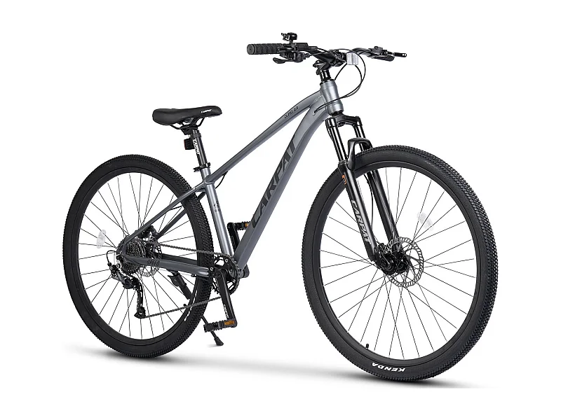 29er Hardtail Mountainbike met hydraulische schijfremmen, Altus 1x9 Speed, 80mm verende voorvork, aluminium frame (146x76x20 cm)