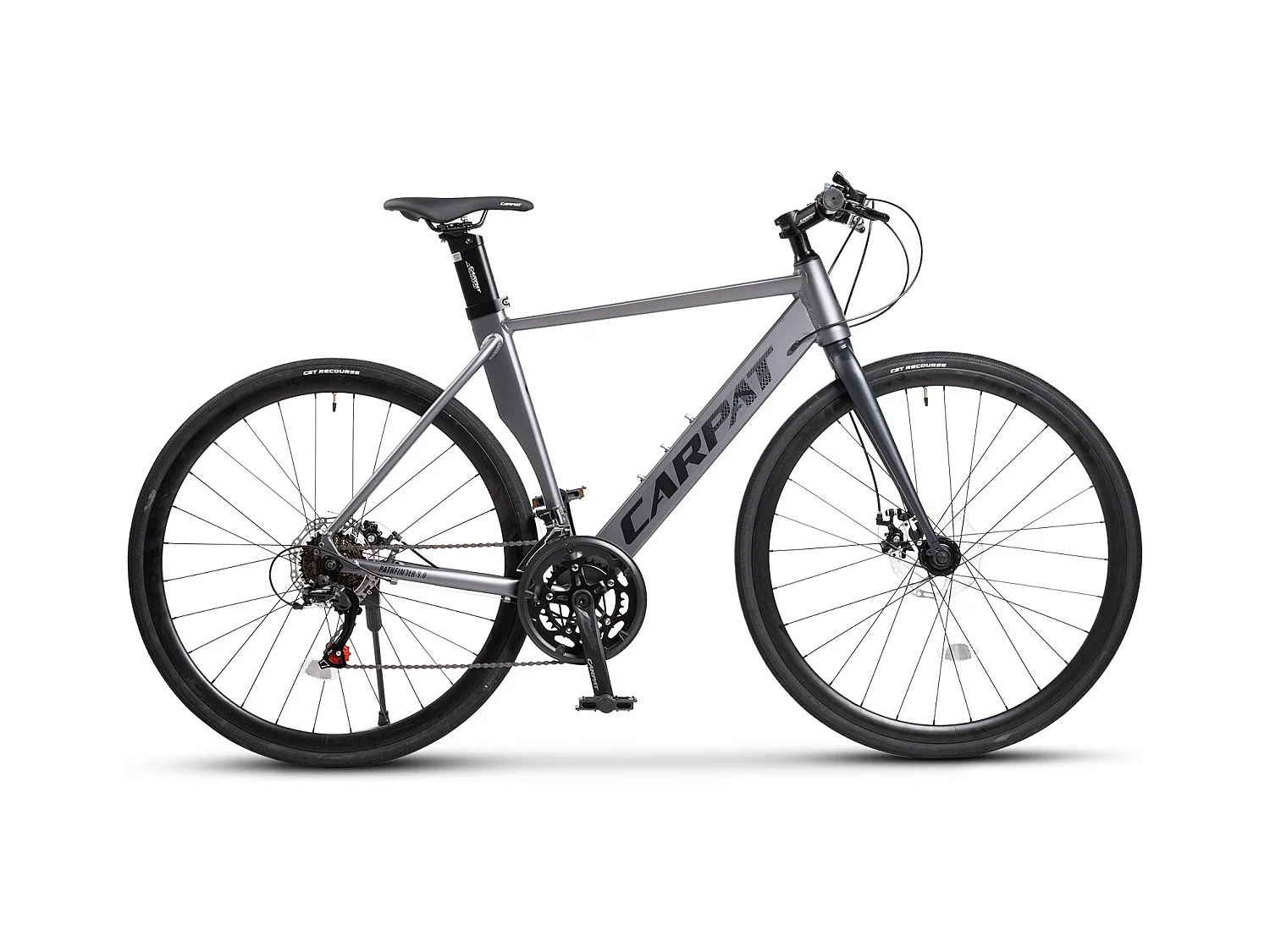 Vélo de ville cadre aluminium 28 pouces, vitesses 2x7, doubles freins à disque, passage de câbles intégré, roue avant amovible (138x73x20 cm)