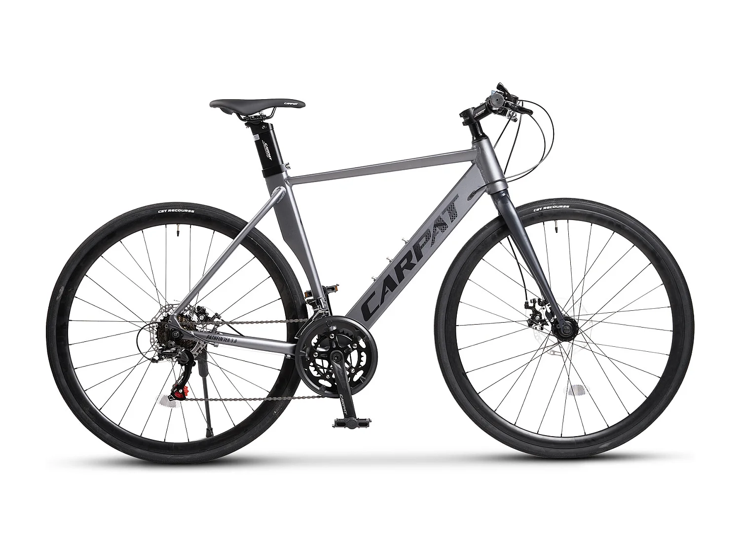 Vélo de ville cadre aluminium 28 pouces, vitesses 2x7, doubles freins à disque, passage de câbles intégré, roue avant amovible (138x73x20 cm)