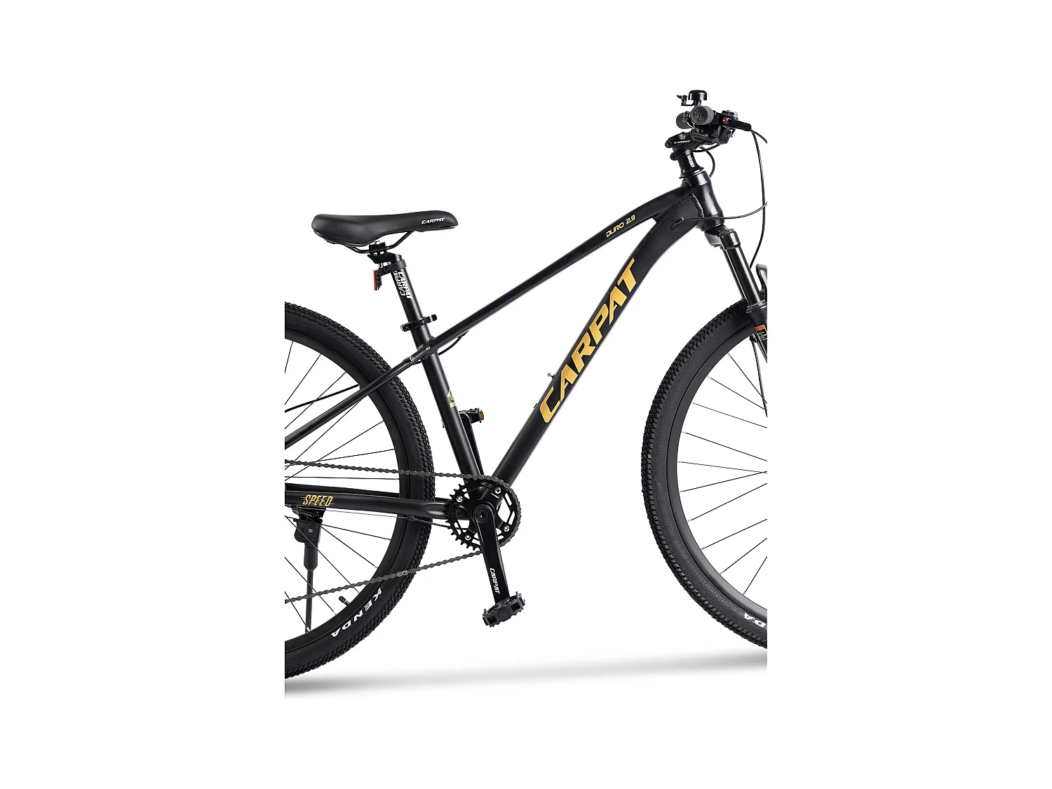 29er hardtail mountainbike, Altus 1x9 speed, hydraulische schijfremmen, 80mm verende voorvork, aluminium frame (146x76x20 cm)