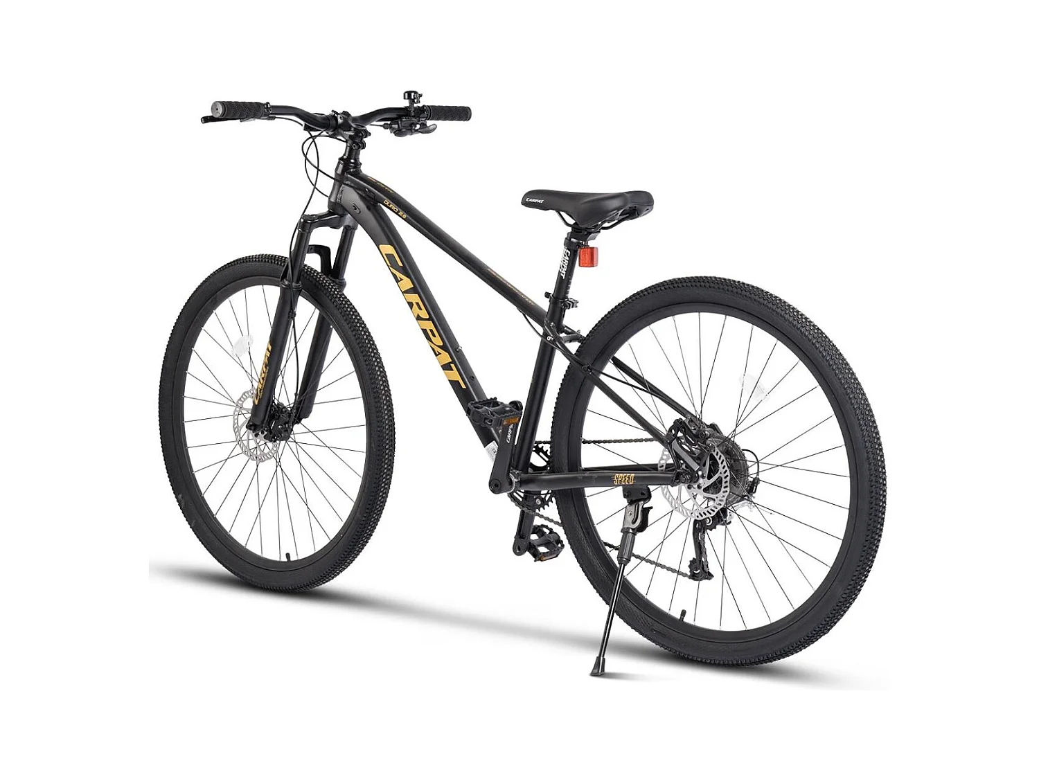 29er hardtail mountainbike, Altus 1x9 speed, hydraulische schijfremmen, 80mm verende voorvork, aluminium frame (146x76x20 cm)