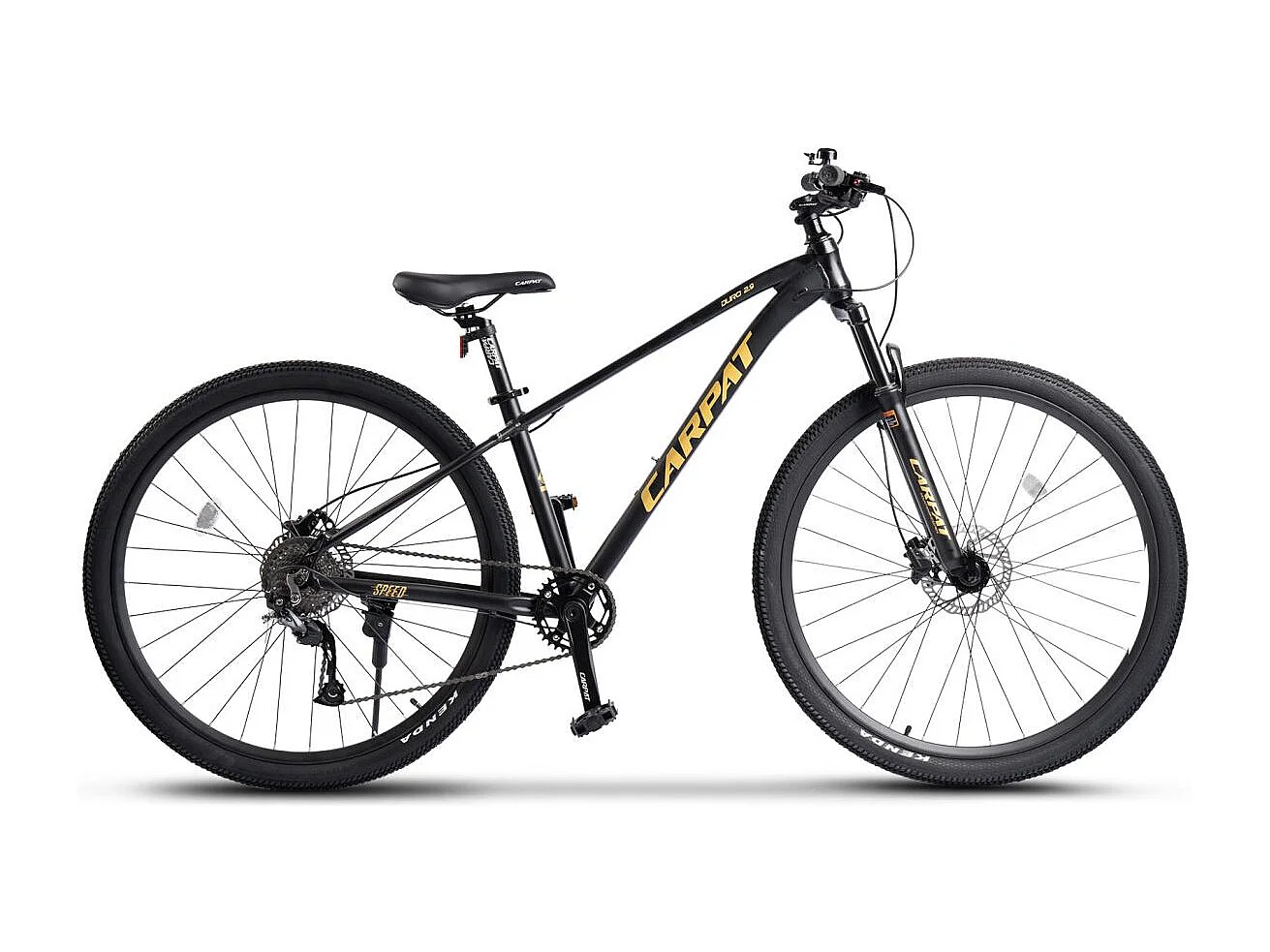 VTT semi-rigide 29 pouces, Altus 1x9 vitesses, freins à disque hydrauliques, fourche à suspension 80 mm, cadre en aluminium (146x76x20 cm)