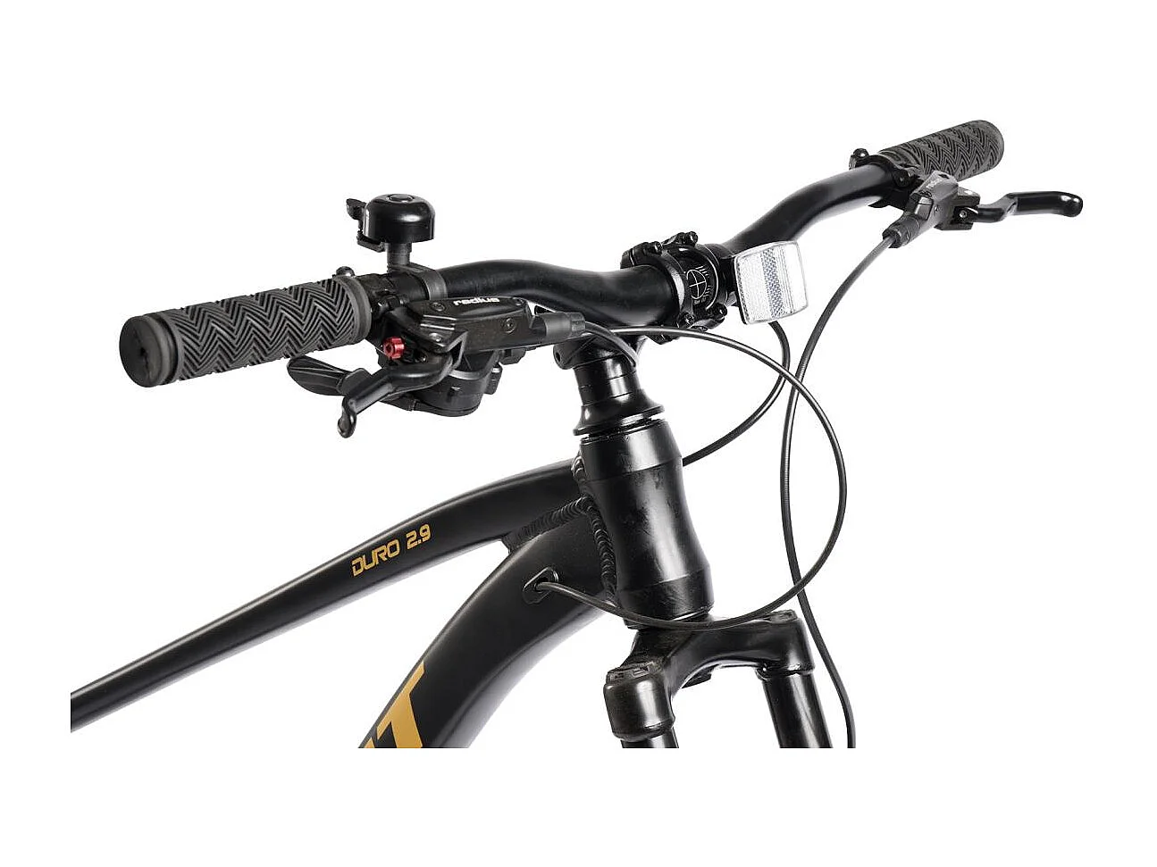 VTT semi-rigide 29 pouces, Altus 1x9 vitesses, freins à disque hydrauliques, fourche à suspension 80 mm, cadre en aluminium (146x76x20 cm)