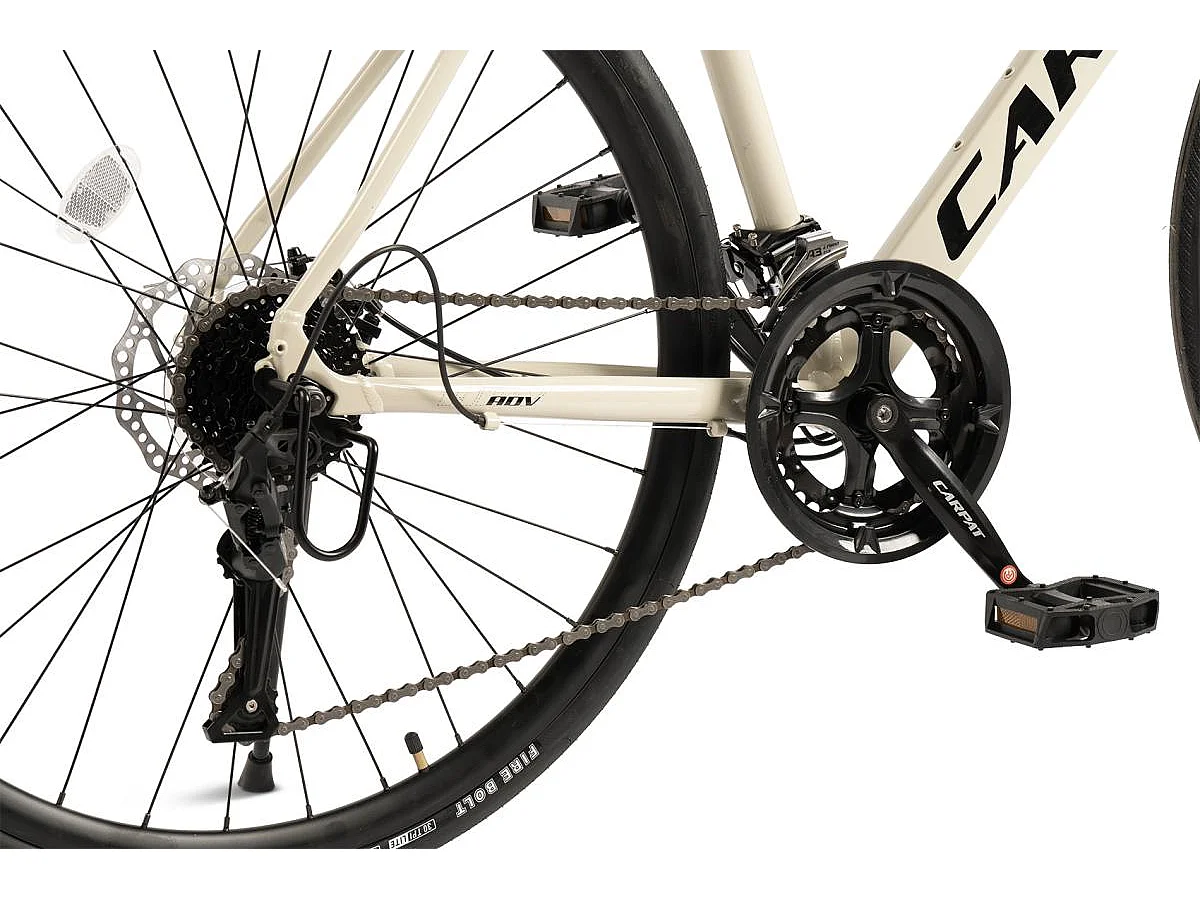 Stadsfiets 6061 aluminium frame, LTW-00 14-speed transmissie, mechanische schijfremmen, lichtgewicht constructie (13,2 kg) (140 x 71 x 20 cm)