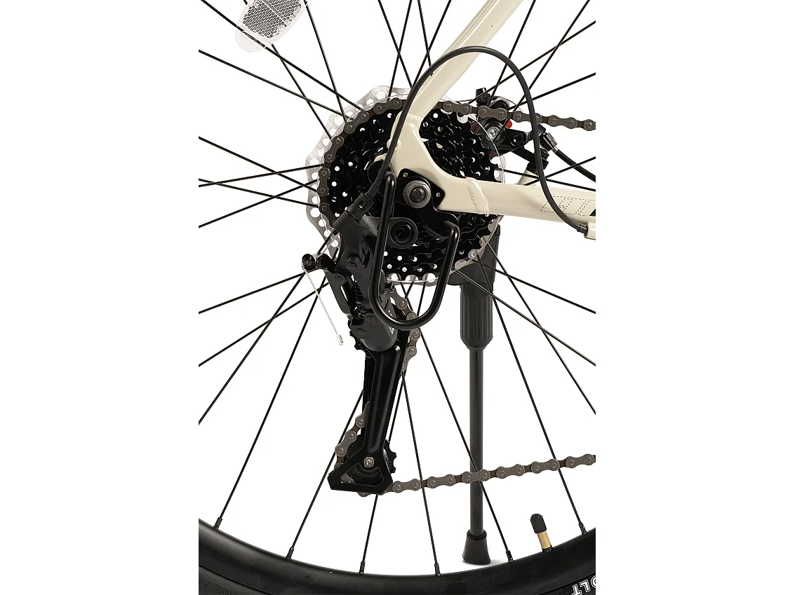 Stadsfiets 6061 aluminium frame, LTW-00 14-speed transmissie, mechanische schijfremmen, lichtgewicht constructie (13,2 kg) (140 x 71 x 20 cm)