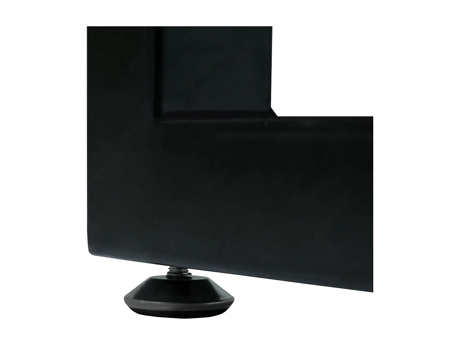 URBAN MEUBLE Table de salle à manger extensible moderne effet chêne et noir 140-180x80cm