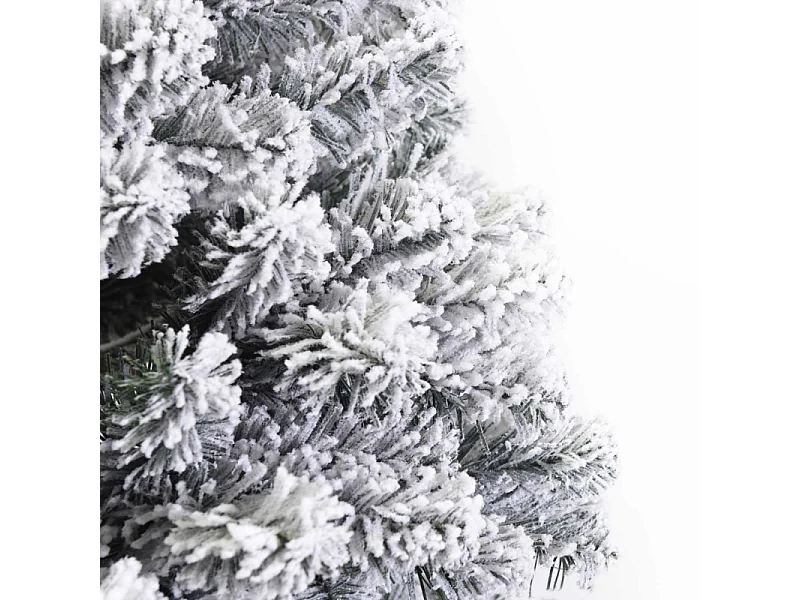 Albero Burnaby innevato 1124 rami verdecm ø142h240