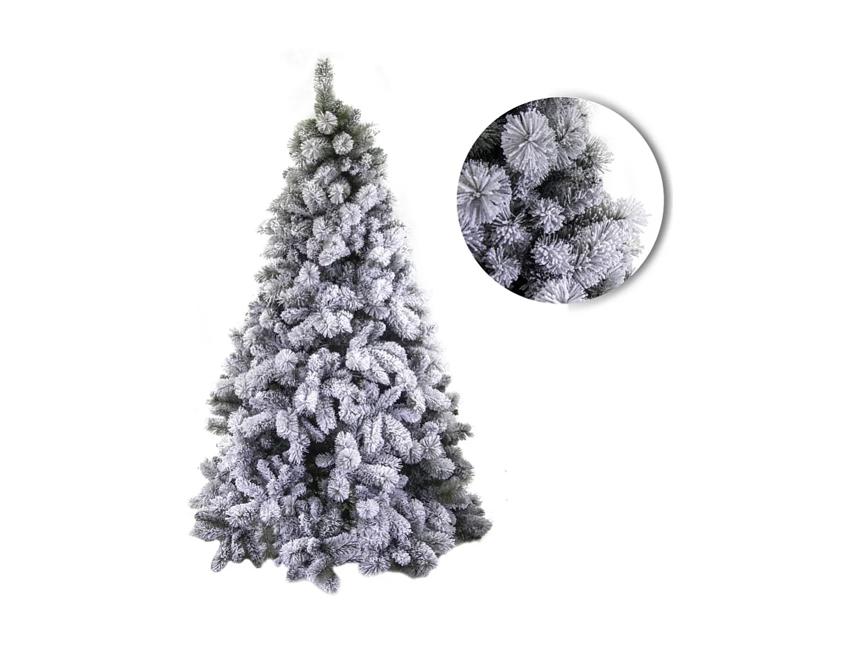 Albero Gennargentu innevato verde 1713 rami cm ø148h240