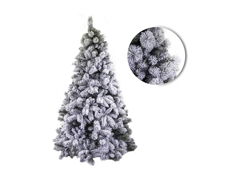 Albero Gennargentu innevato verde 781 rami cm ø118h180