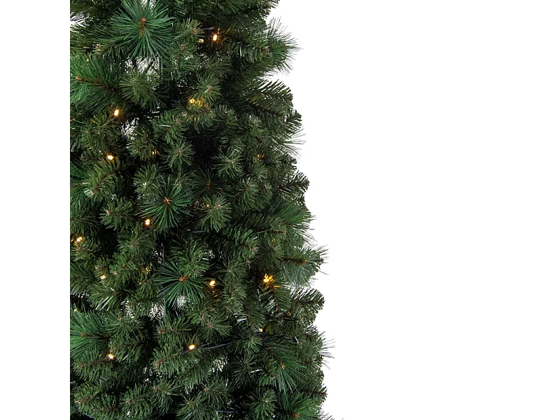 Albero pieghevole verde 793 rami 150 led cm ø74h180