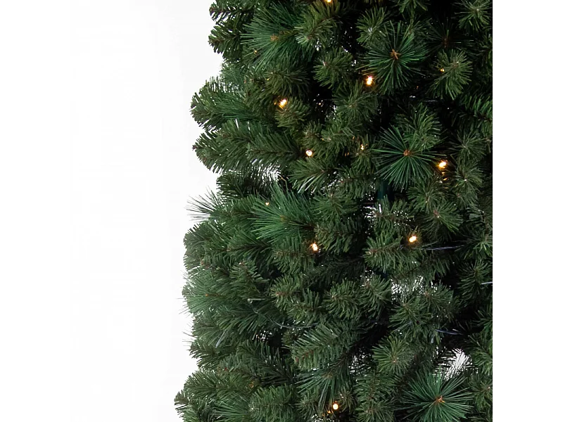 Albero pieghevole verde 793 rami 150 led cm ø74h180