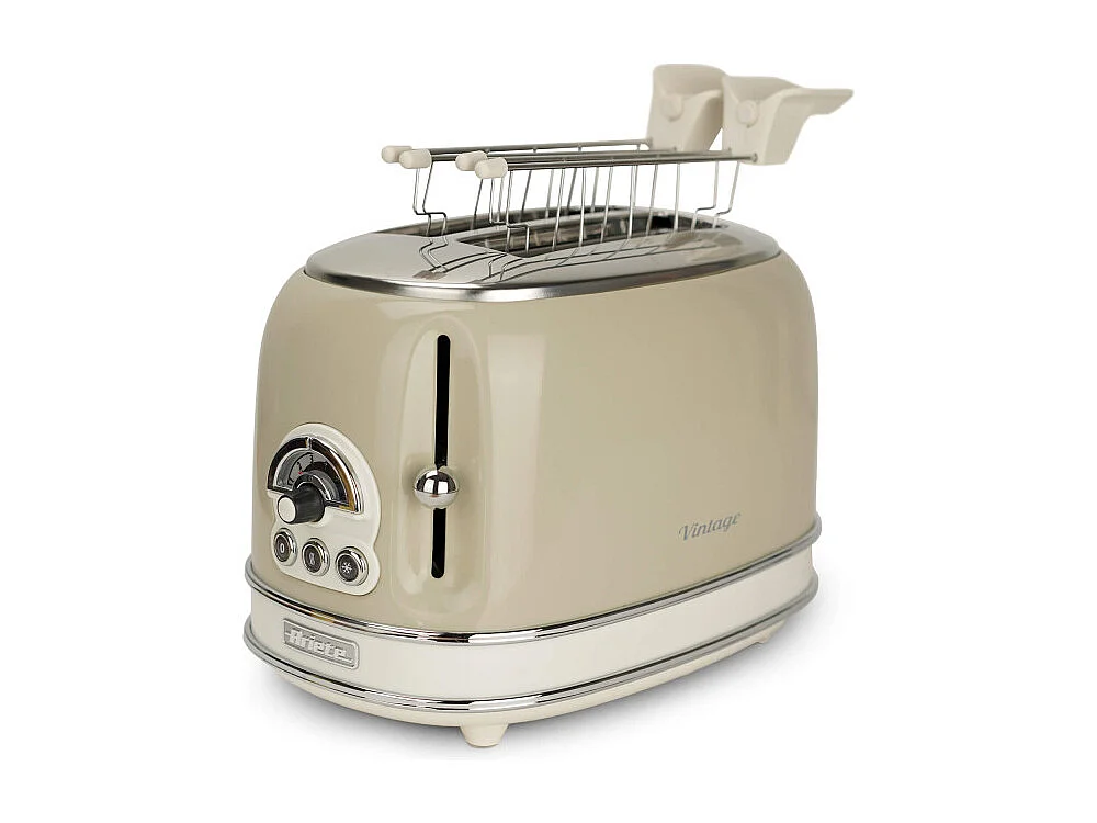 Grille-pain 2 tranches Ariete 155 Vintage Puissance 810 W Beige