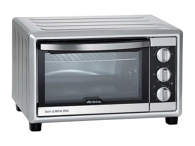 Forno elettrico ventilato 25L - Doppio vetro - Max 230° - 1500W - 6 posizioni cottura - Timer 60min