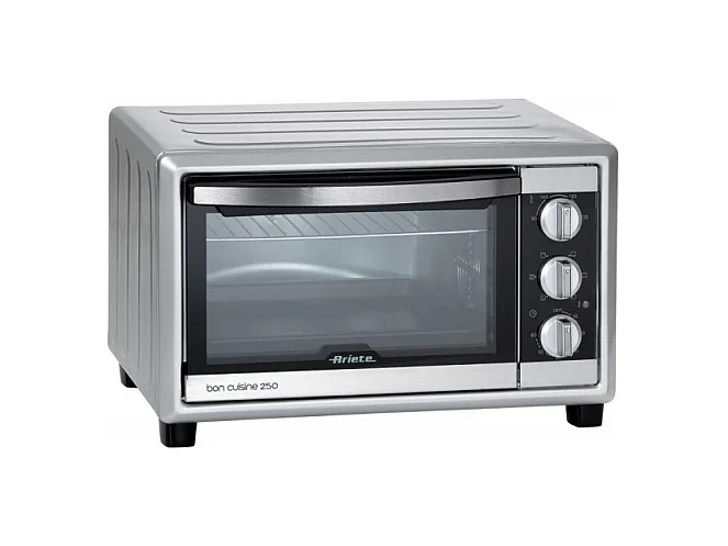 Forno elettrico ventilato 25L - Doppio vetro - Max 230° - 1500W - 6 posizioni cottura - Timer 60min