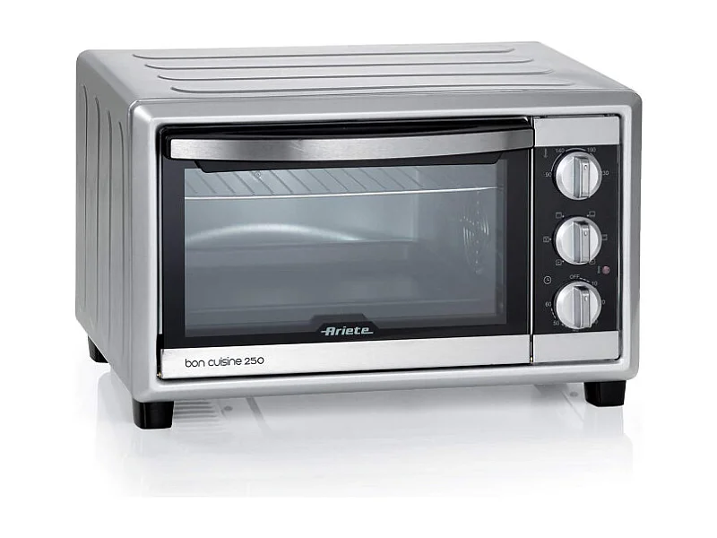 Forno elettrico ventilato 25L - Doppio vetro - Max 230° - 1500W - 6 posizioni cottura - Timer 60min