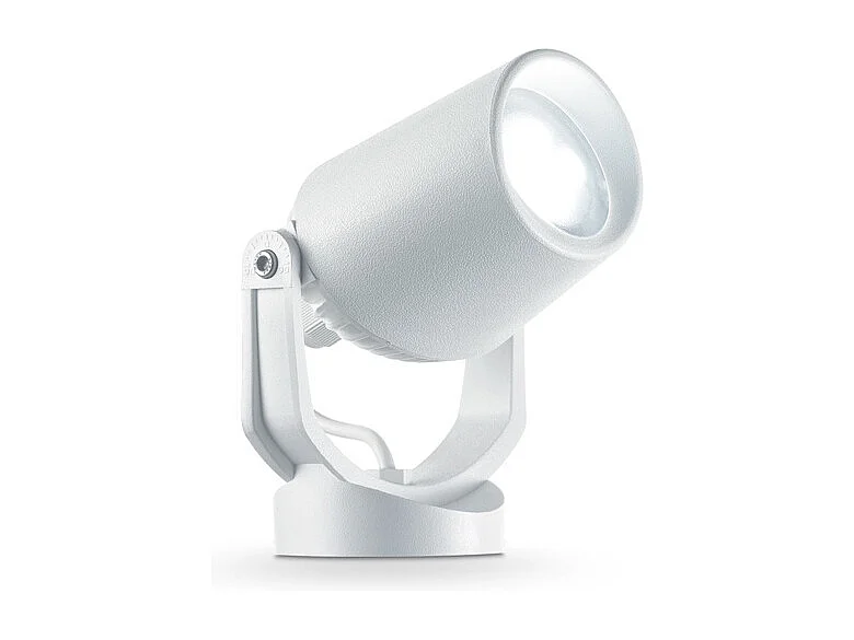 Proiettore Moderno Da Esterno Elio Materie Plastiche Bianco 1 Luce Gu10