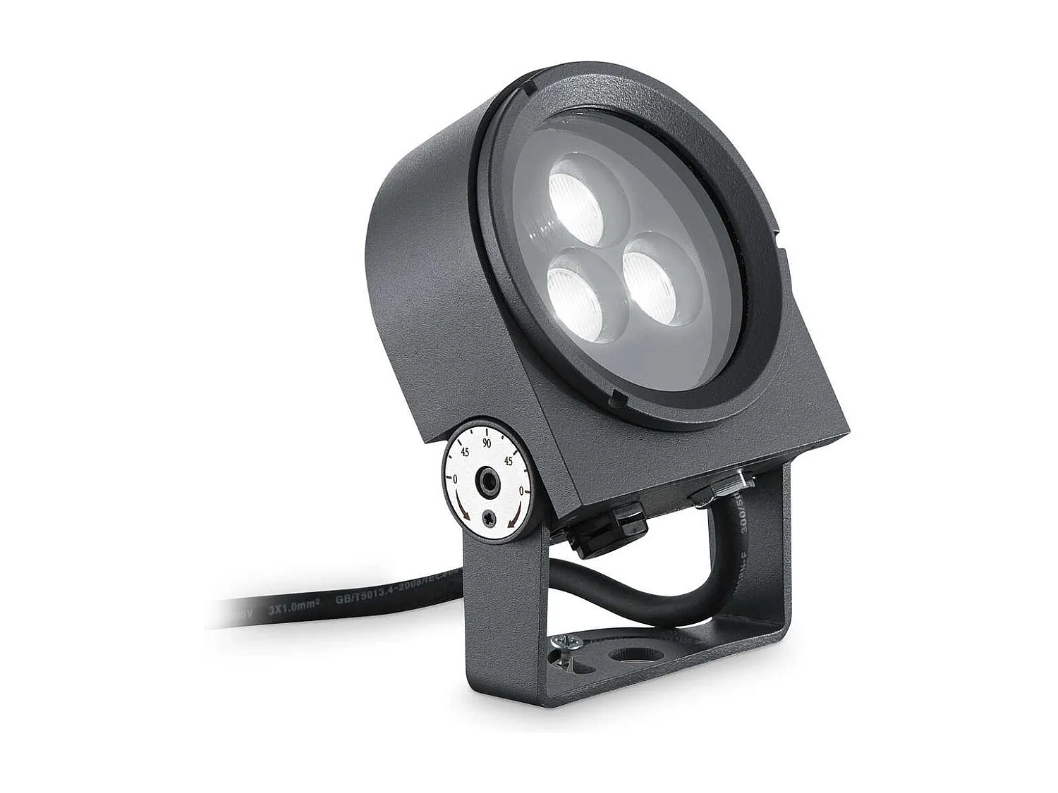 Proiettore Ulex Alluminio Antracite Led 8,5W 3000K Luce Calda
