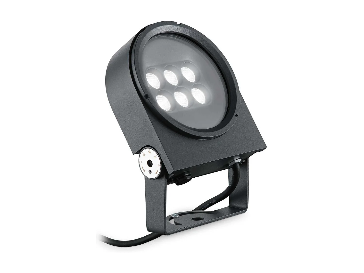 Proiettore Ulex Alluminio Antracite 1 Luce 15W 3000K Luce Calda