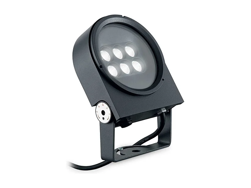 Proiettore Ulex Alluminio Antracite 1 Luce 15W 3000K Luce Calda