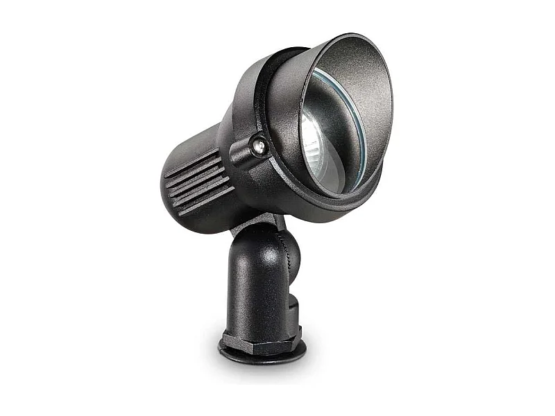 Piantana Moderna Da Esterno Terra Alluminio Nero 1 Luce Gu10