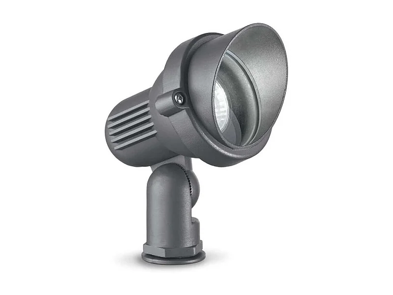 Piantana Moderna Da Esterno Terra Alluminio Antracite 1 Luce Gu10