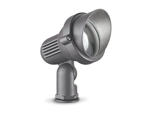 Piantana Moderna Da Esterno Terra Alluminio Antracite 1 Luce Gu10