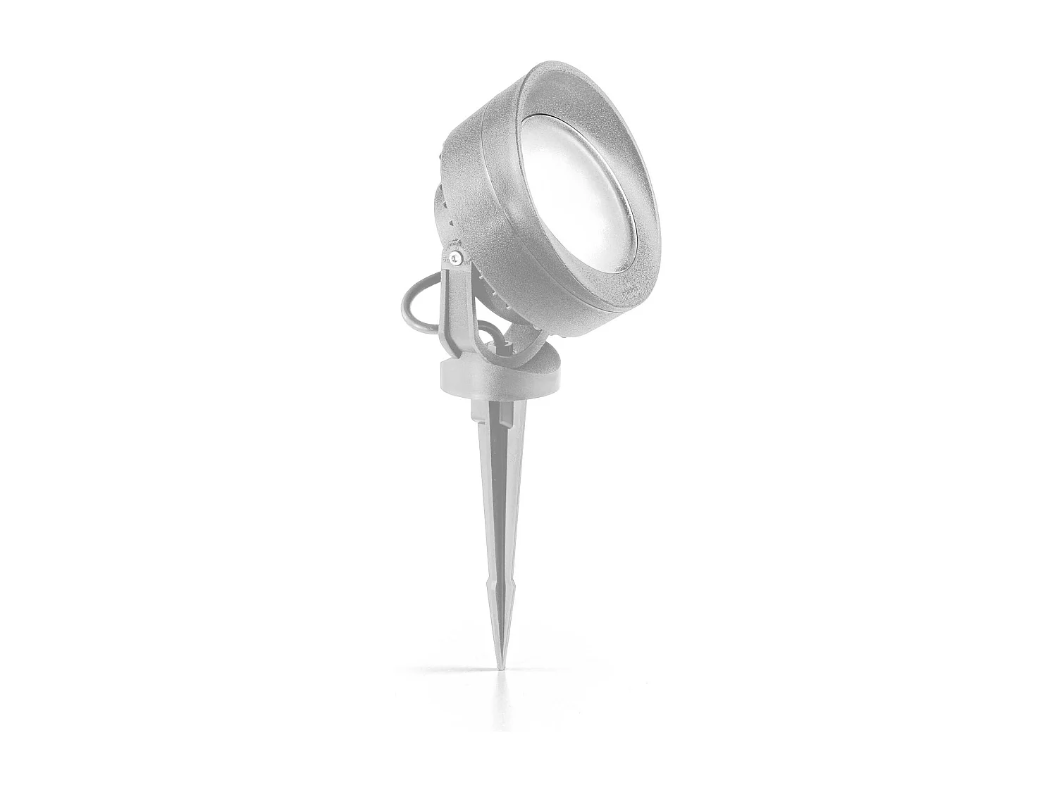 Piantana Moderna Da Esterno Litio Materie Plastiche Grigio 1 Luce Gx53