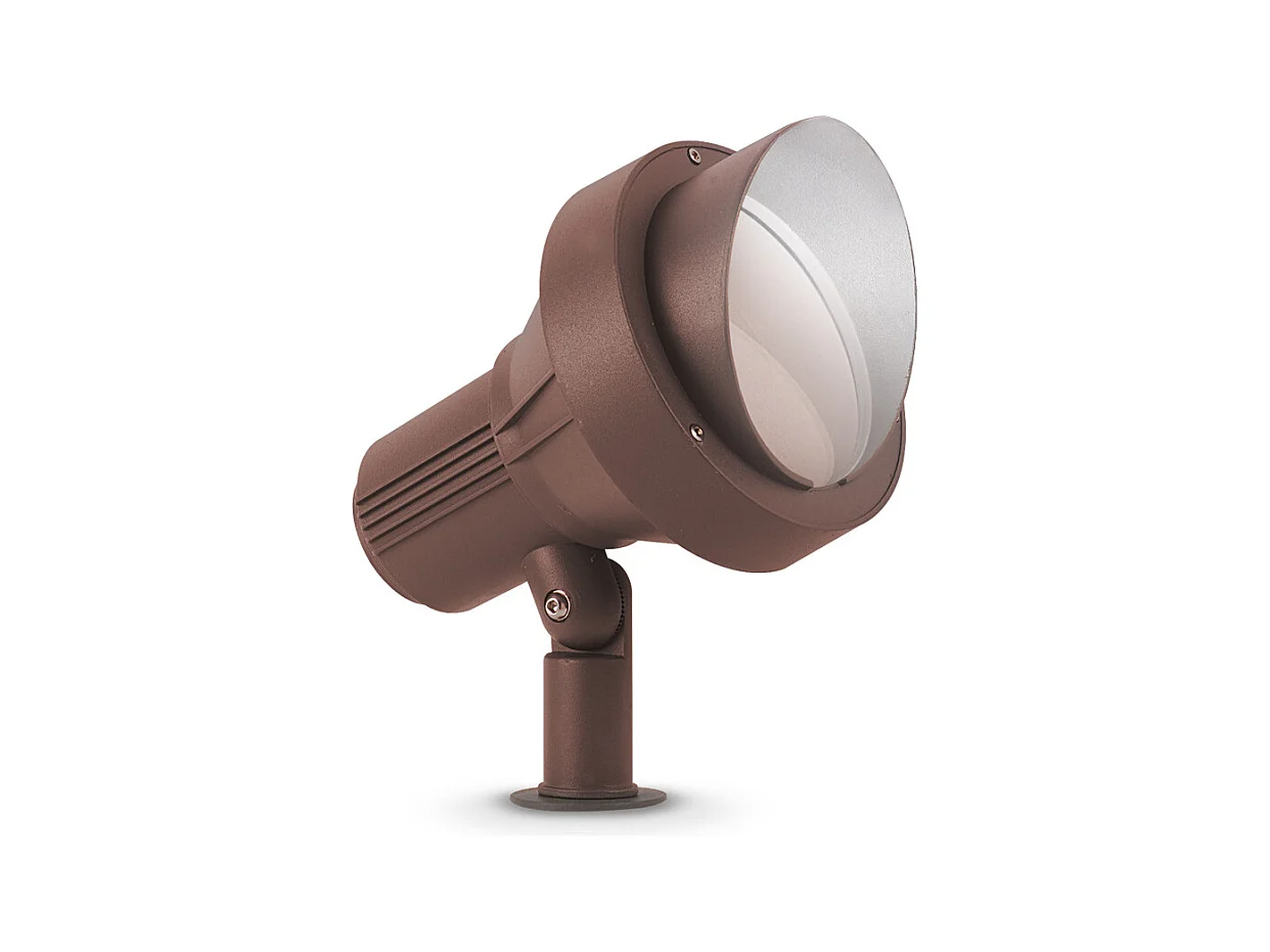 Spot Contemporaneo Terra Alluminio Coffee 1 Luce E27 42W Ip65
