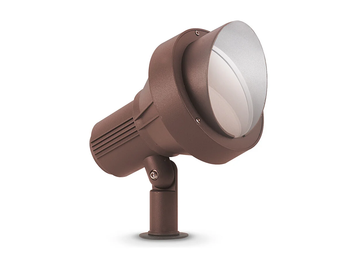 Spot Contemporaneo Terra Alluminio Coffee 1 Luce E27 42W Ip65